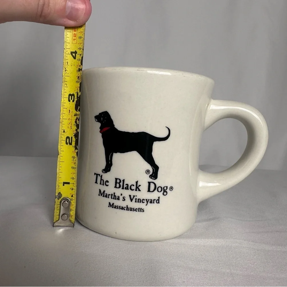 The Black Dog Martha’s Vineyard White Ceramic Mug